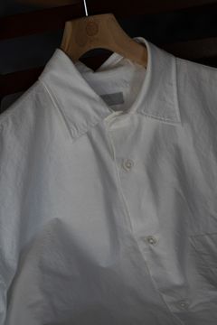 【25AW】Cotton Silk Broad Shirts(OFF WHITE)
