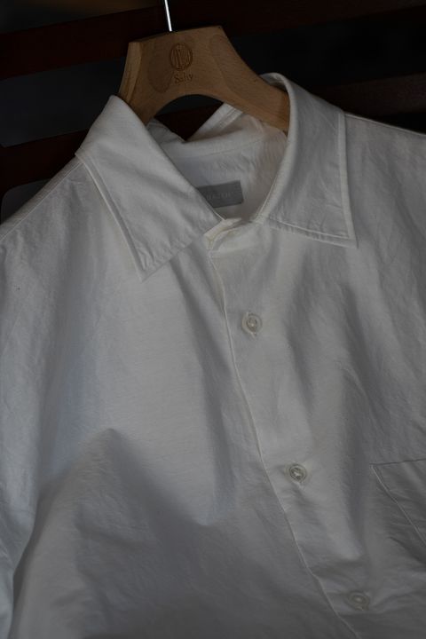 【25AW】Cotton Silk Broad Shirts(OFF WHITE)