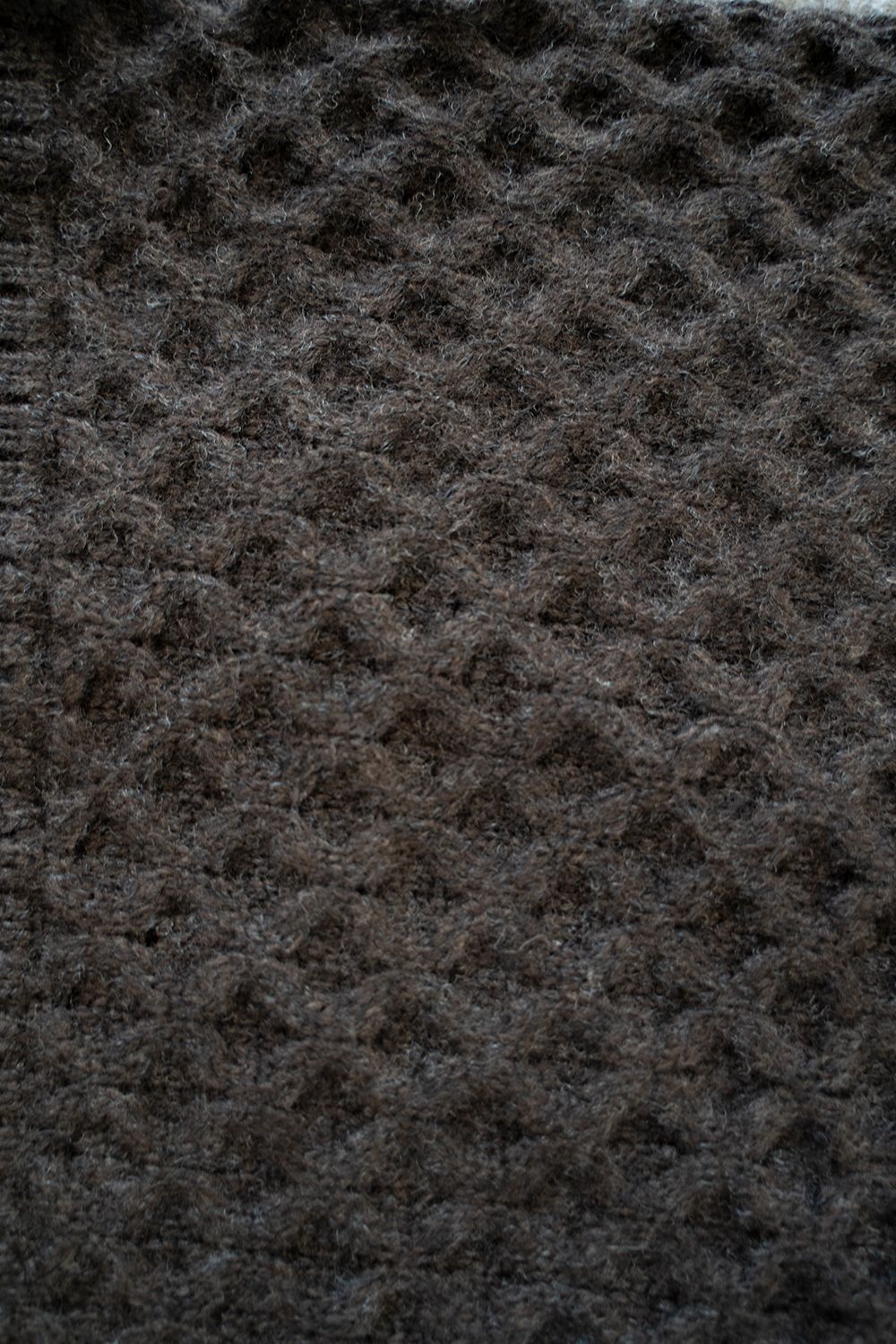 【ラスト1点】【22AW】Yukigumo Hanten Cardigan(DARK BROWN)