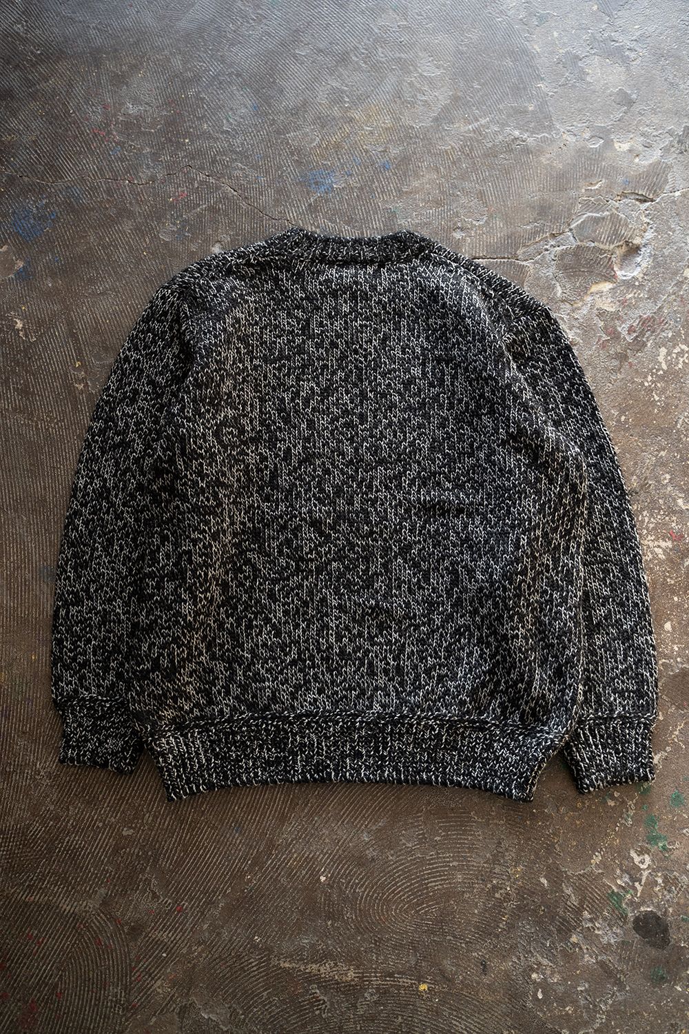 【ラスト1点】【23AW】3Gメランジニット(INK BLACK)