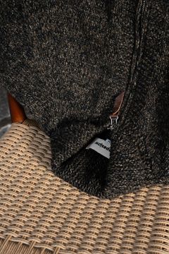 【ラスト1点】yak/lambs multi ply HAND KNITTING cowichan sweater(CAMO)