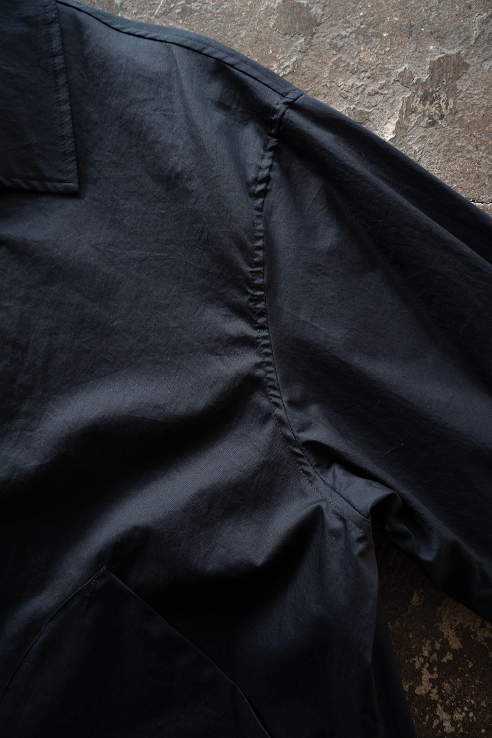 【26SS】コットンツイルシャツジャケット(DARK NAVY)