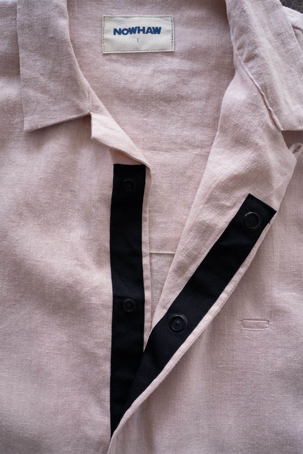 【26SS】"joint(short)"pajama【オールインワン】(washed cotton hemp PINK)