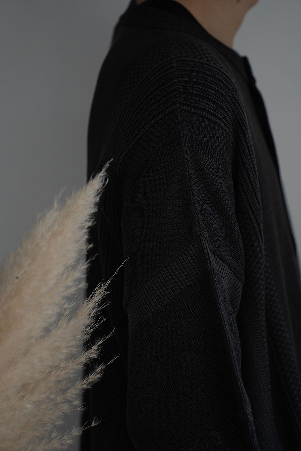 【26SS】Ryokufu Henley Knit(BLACK)