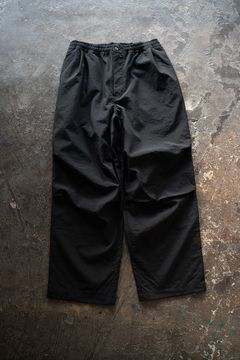 【ラスト1点】【25AW】タスランナイロンニータックイージーパンツ(BLACK)