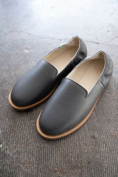 【ラスト1点】【23SS】レザースリッポン(SLATE GRAY)