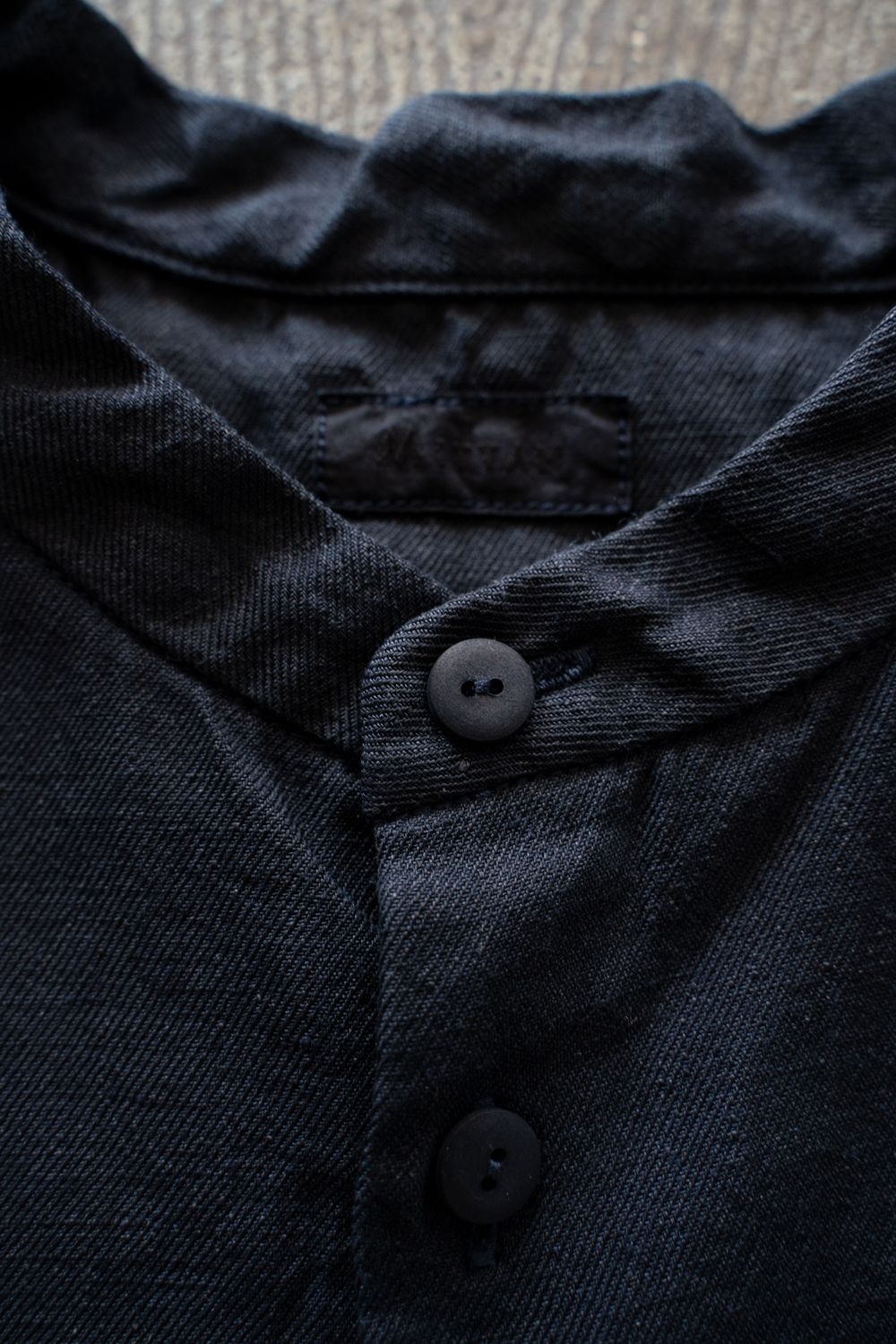 和紙大麻シャツ(濃紺)