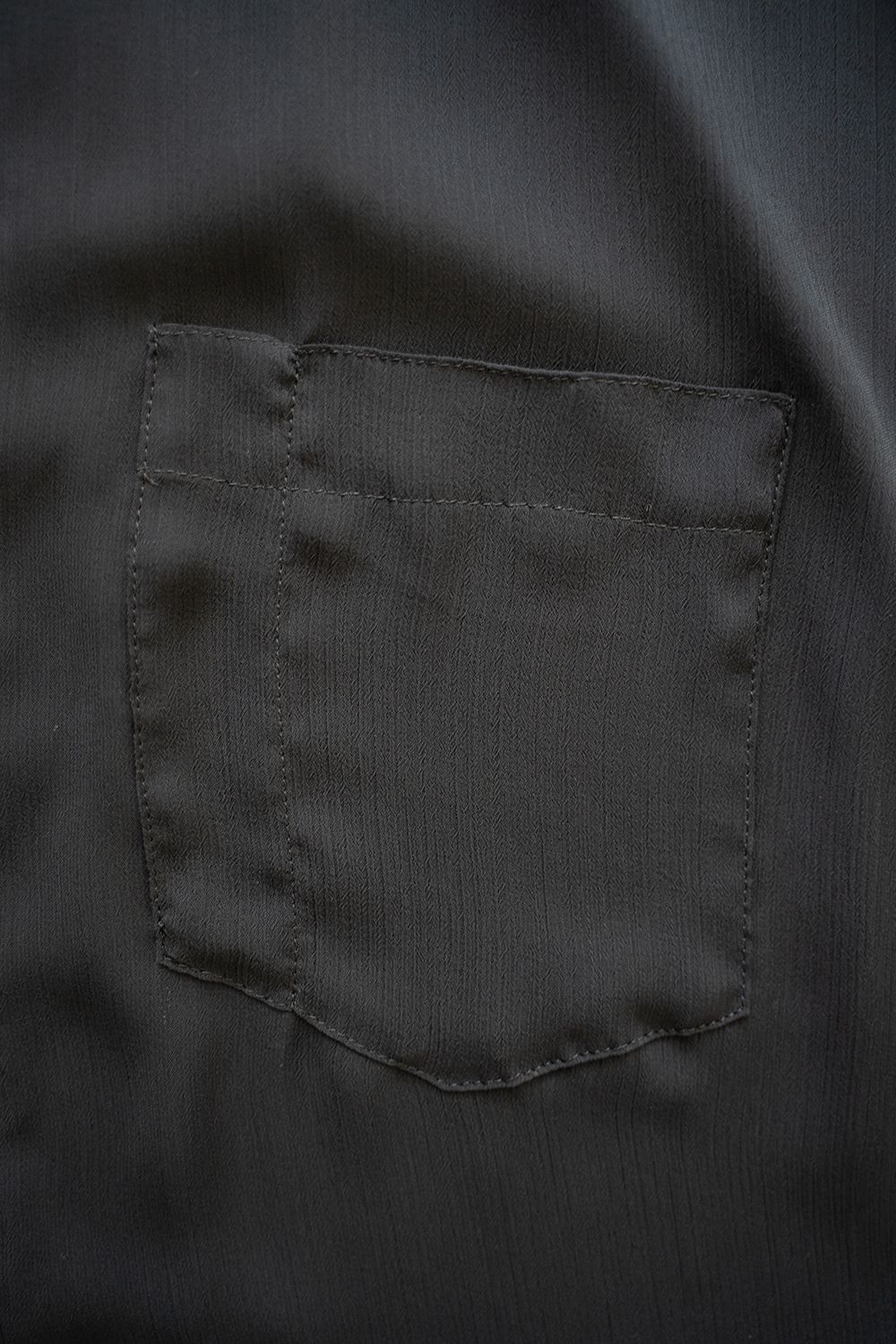 【ラスト1点】【24SS】Oversized Sheer Shirt/オーバーサイズドシアーシャツ(BLACK)