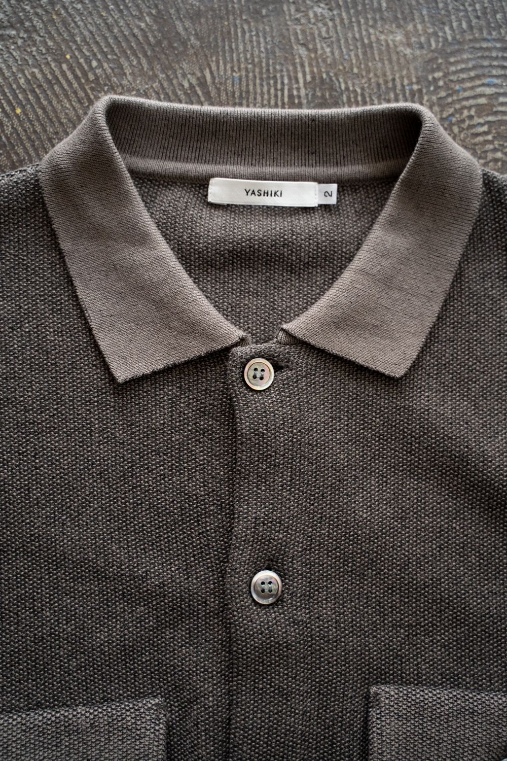 【26SS】Haoto collar Vest(GREIGE)