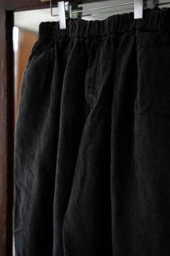 起毛大麻パンツ(炭)