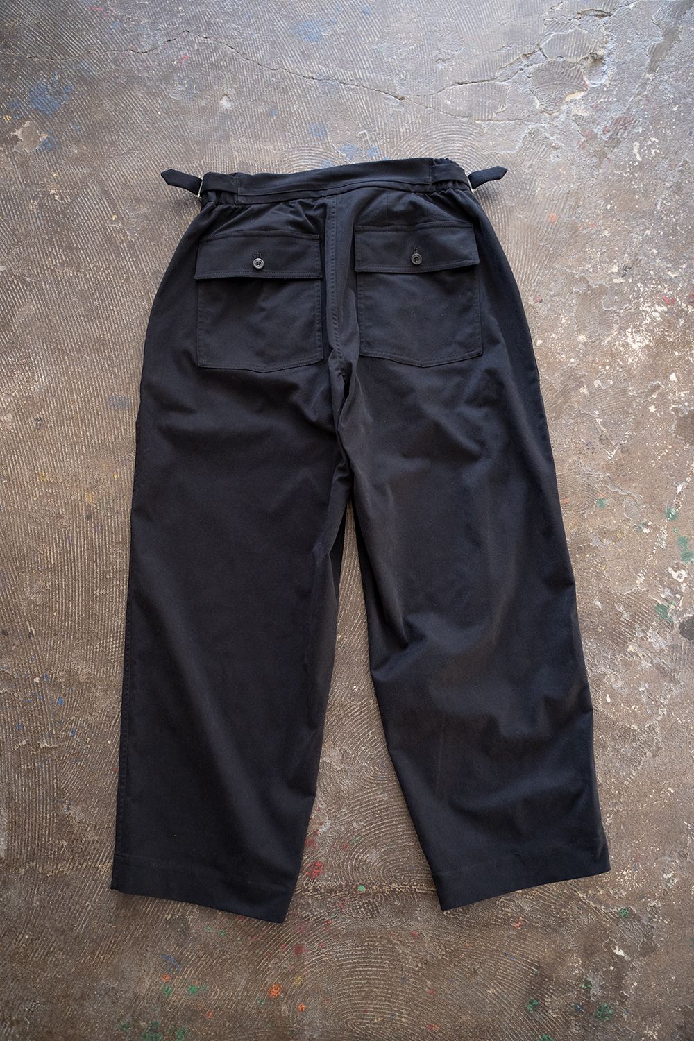 【ラスト1点】【22AW】2-Tack Baker Pants/2タックベイカーパンツ(BLACK)