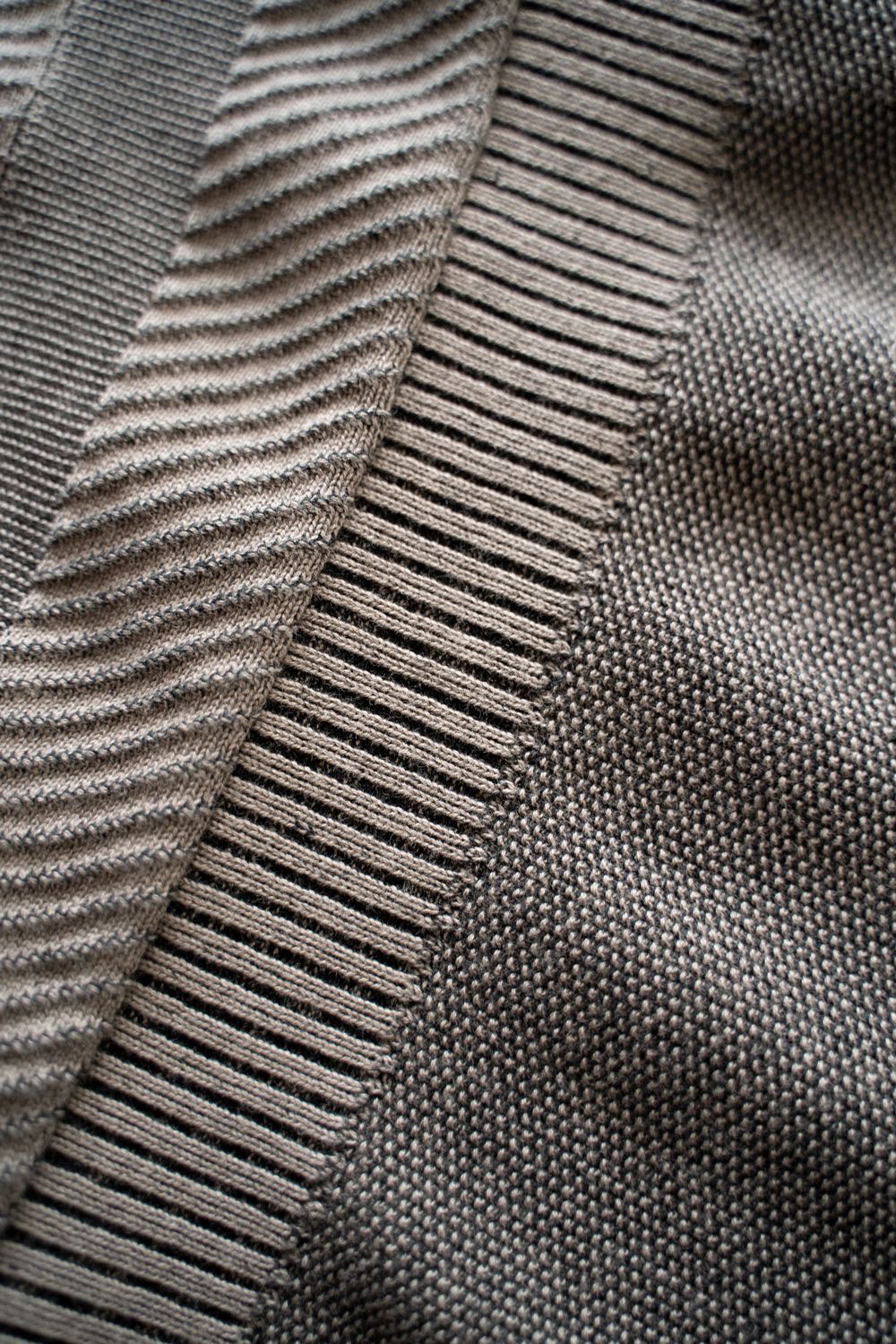 【26SS】Kokuu Collar Cardigan(GREIGE)