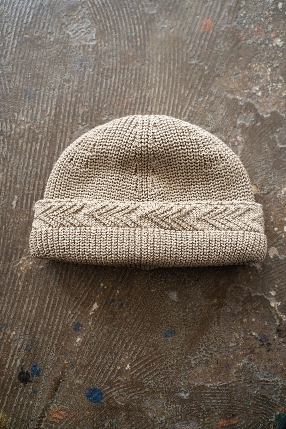 【23SS】Yagasuri Knit Cap(BEIGE)