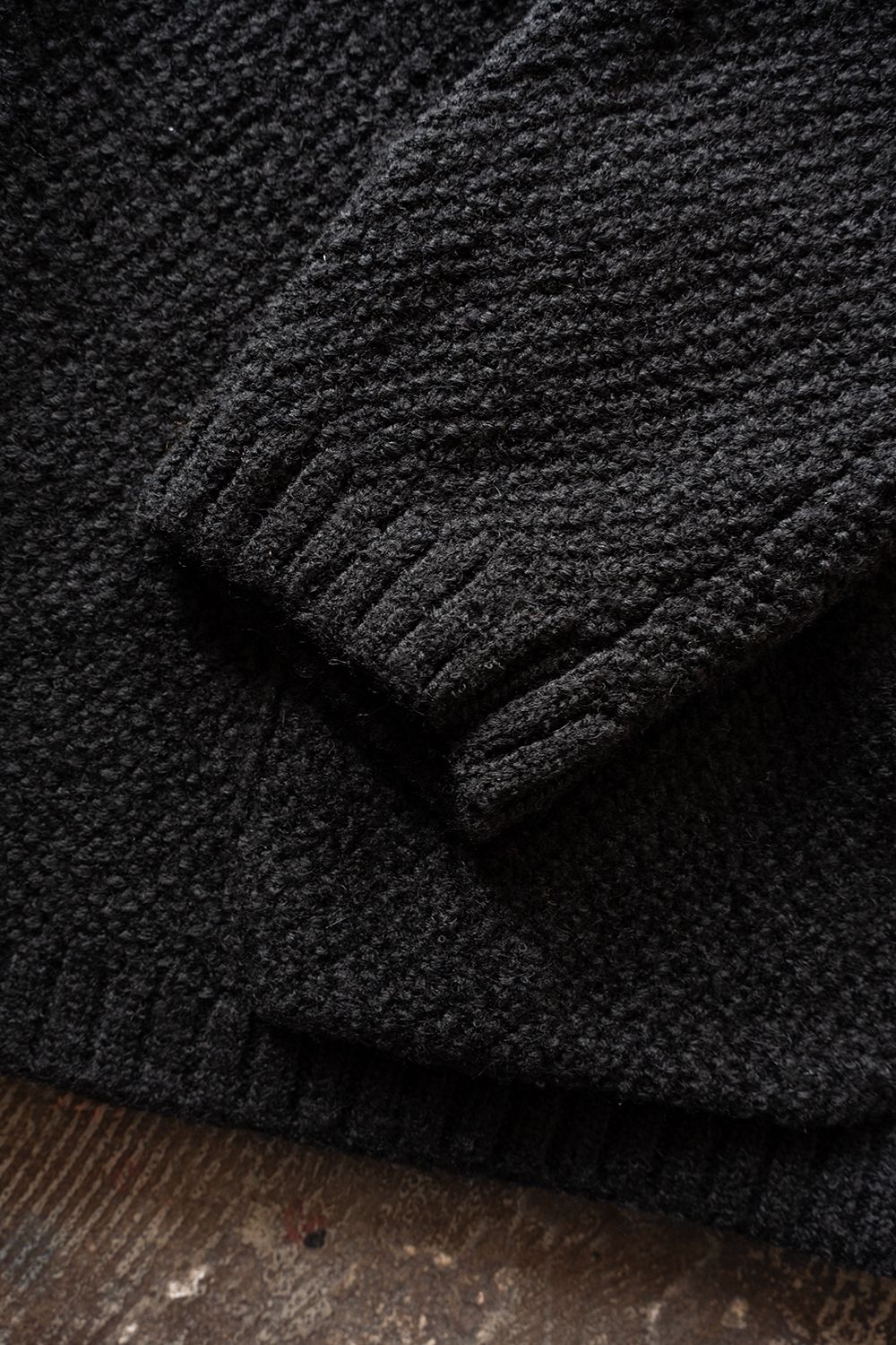 【26AW】5Gニットブルゾン(BLACK)