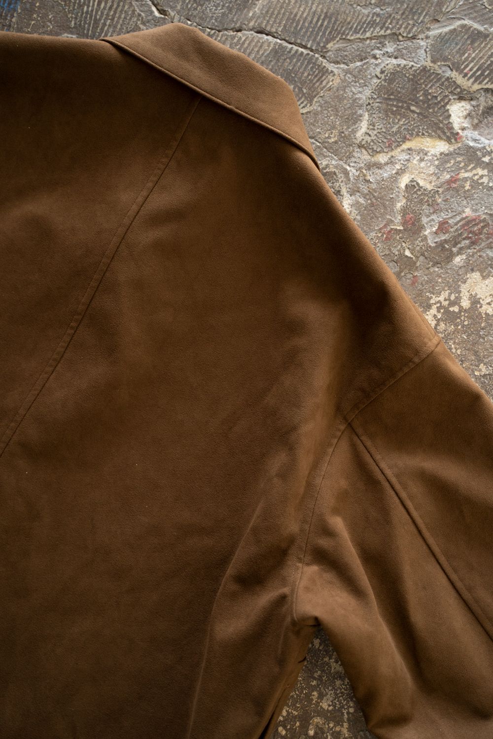 【ラスト1点】【26AW】フェイクスウェードブルゾン(BROWN)