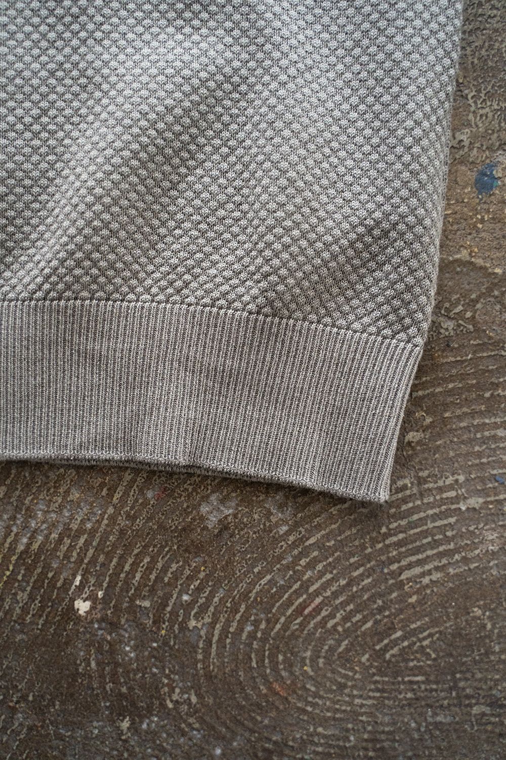 【ラスト1点】【22SS】コットン×シルクニットベスト(GRAY)