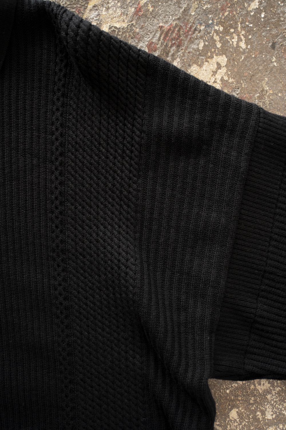【26AW】Teriha Zip Polo(BLACK)