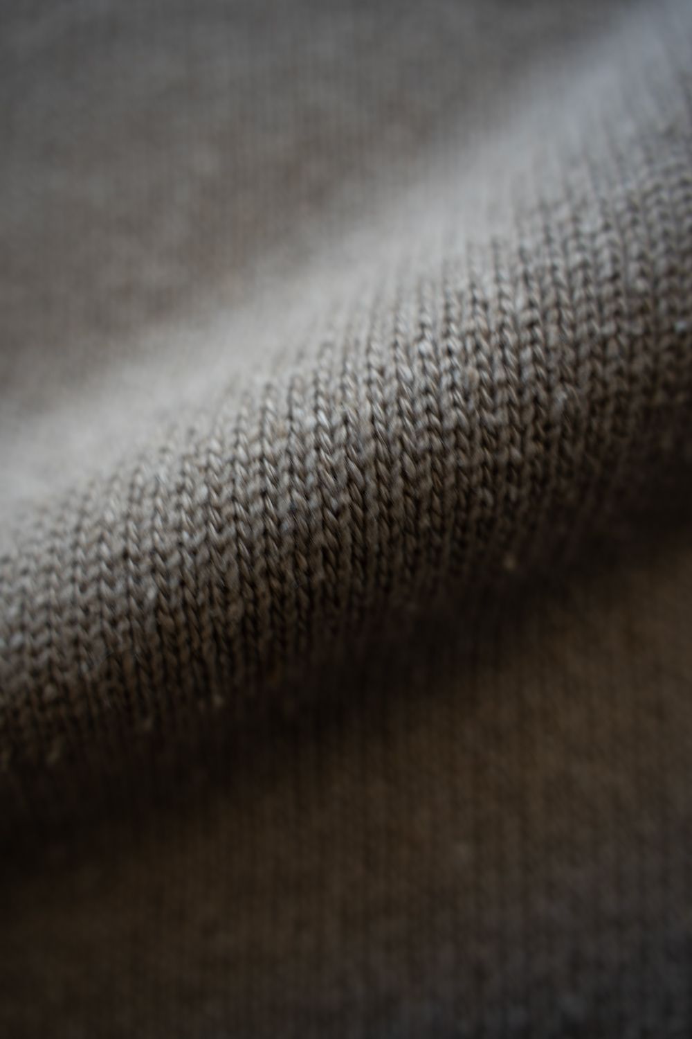 【ラスト1点】【25AW】シルク×コットンクルーネックニット(SAND BEIGE)