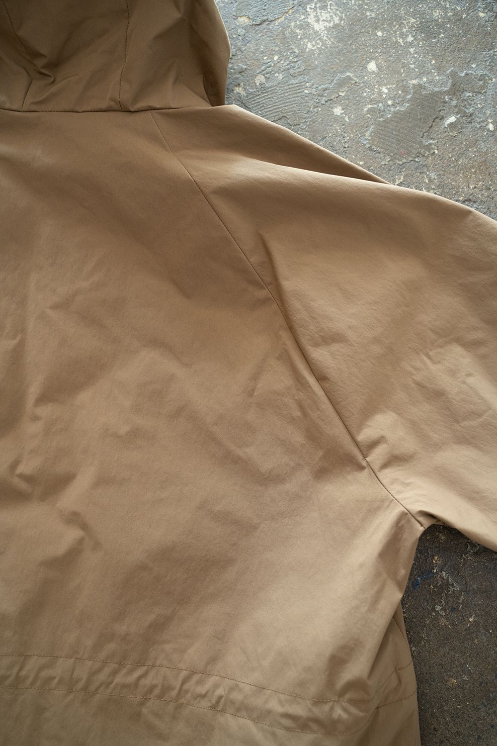 【ラスト1点】【22AW】ソロテックスフーデッドブルゾン(CAMEL)