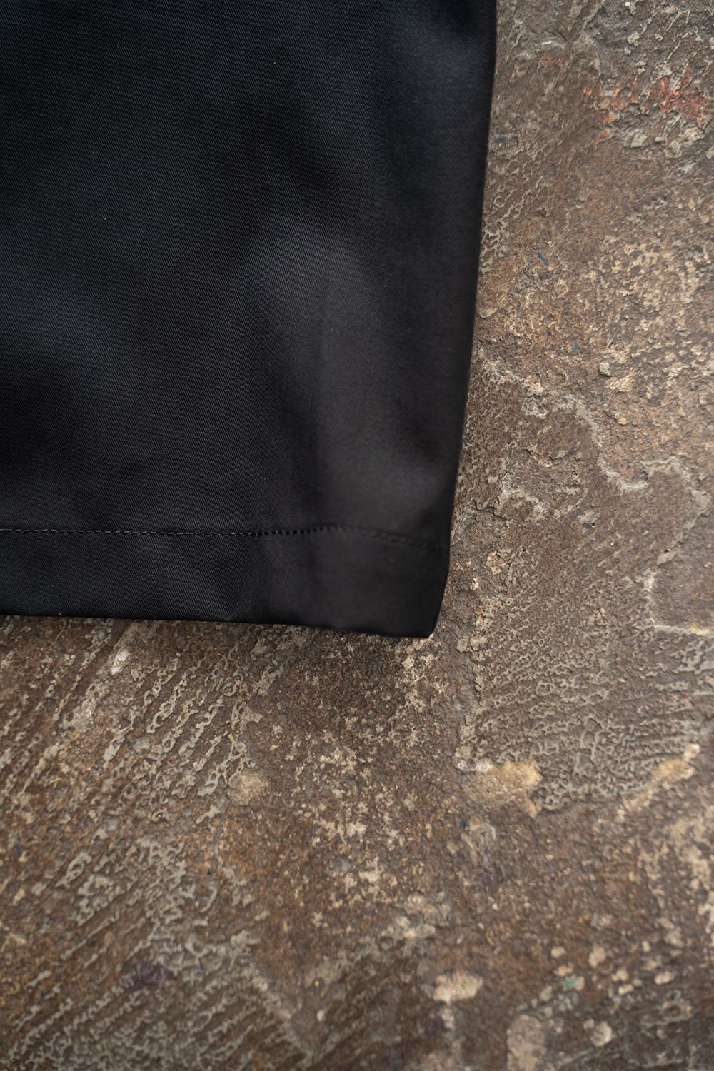 【26AW】コットンギャバジンオーバーシャツ(INK BLACK)