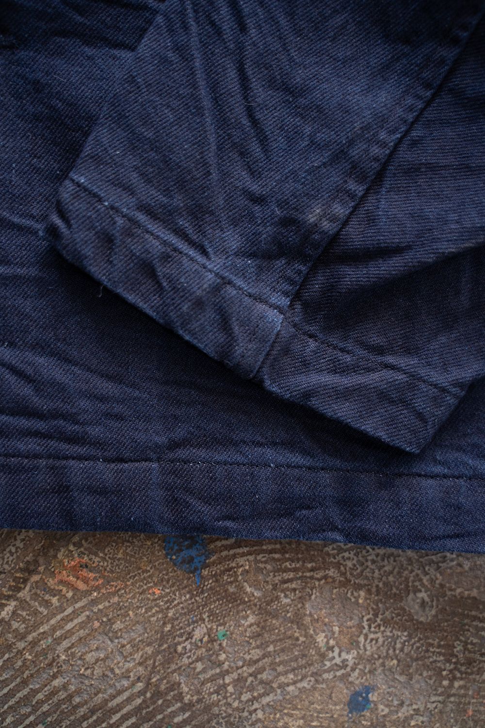 【ラスト1点】【25SS】11.5ozデニムブルゾン(DARK NAVY)