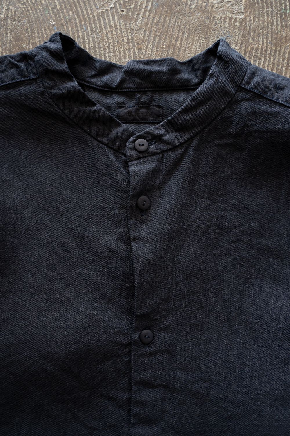 和紙大麻シャツ(濃紺)