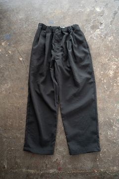 【ラスト1点】【25SS】ポリエステルオックス2タックイージースラックス(INK BLACK)