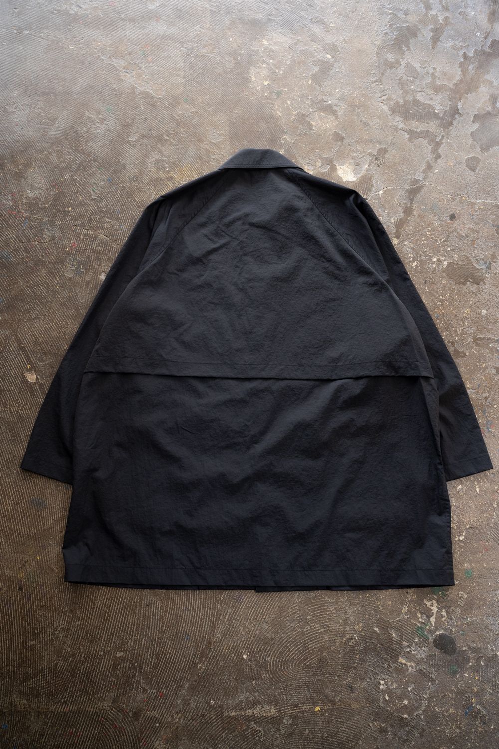 【ラスト1点】【25AW】ナイロンハーフコート(DARK NAVY)