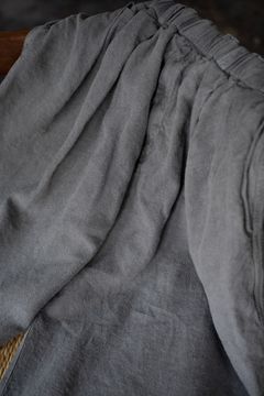 起毛大麻パンツ(薄炭)
