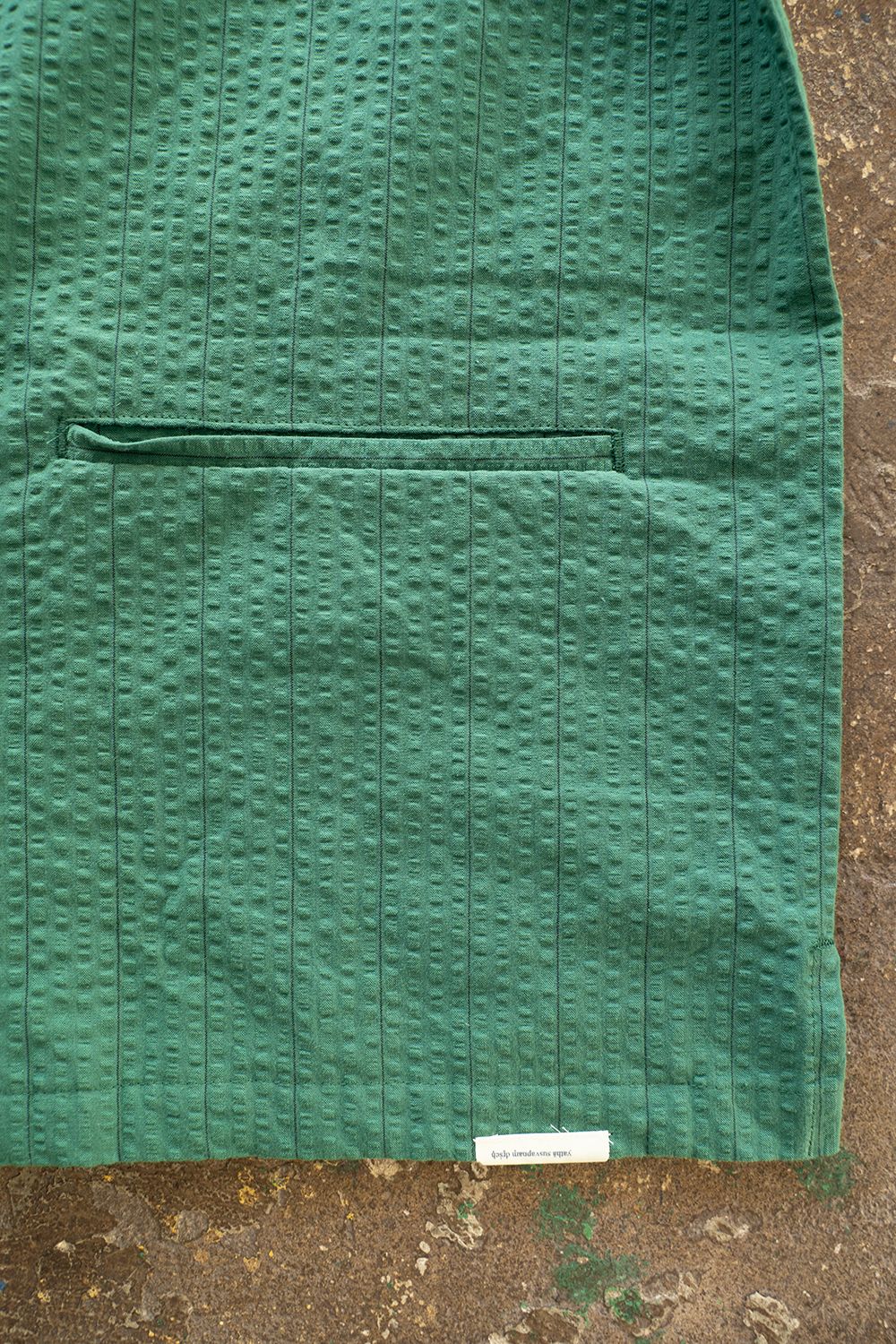 【ラスト1点】【23SS】"week s/s"pajama【セットアップ】(GREEN×BLACK)
