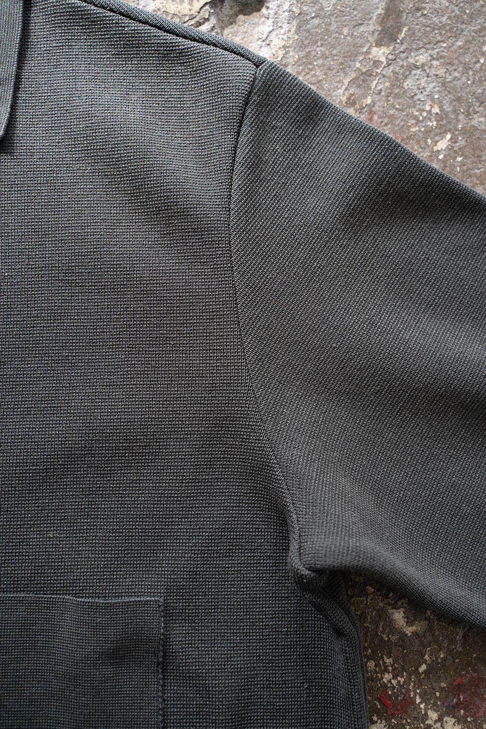 【ラスト1点】【23SS】ミラノリブニットジャケットカーディガン(GRAY)
