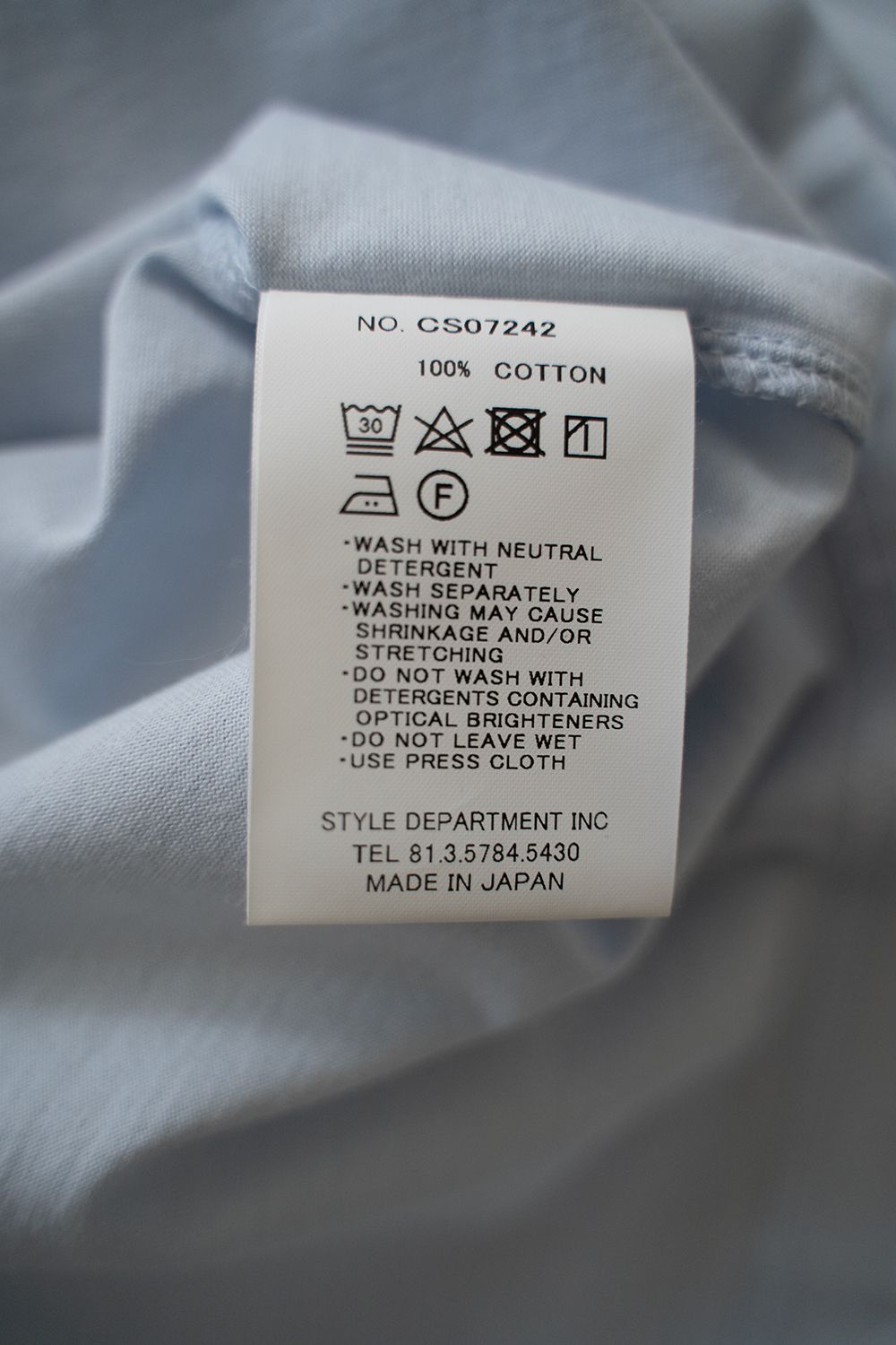 【ラスト1点】【24SS】グラフィックTシャツ(SMOKE BLUE)