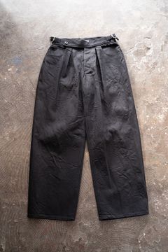 【ラスト1点】2-Tack Denim Pants/2タックデニムパンツ(BLACK)