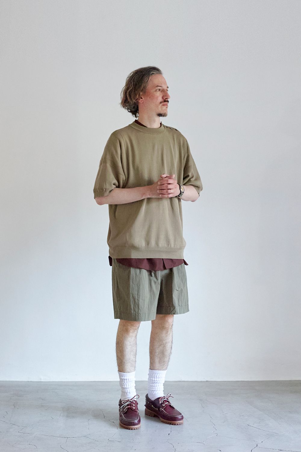 YASHIKI - 【23SS】Satoyuki Knit(BEIGE) | Salty