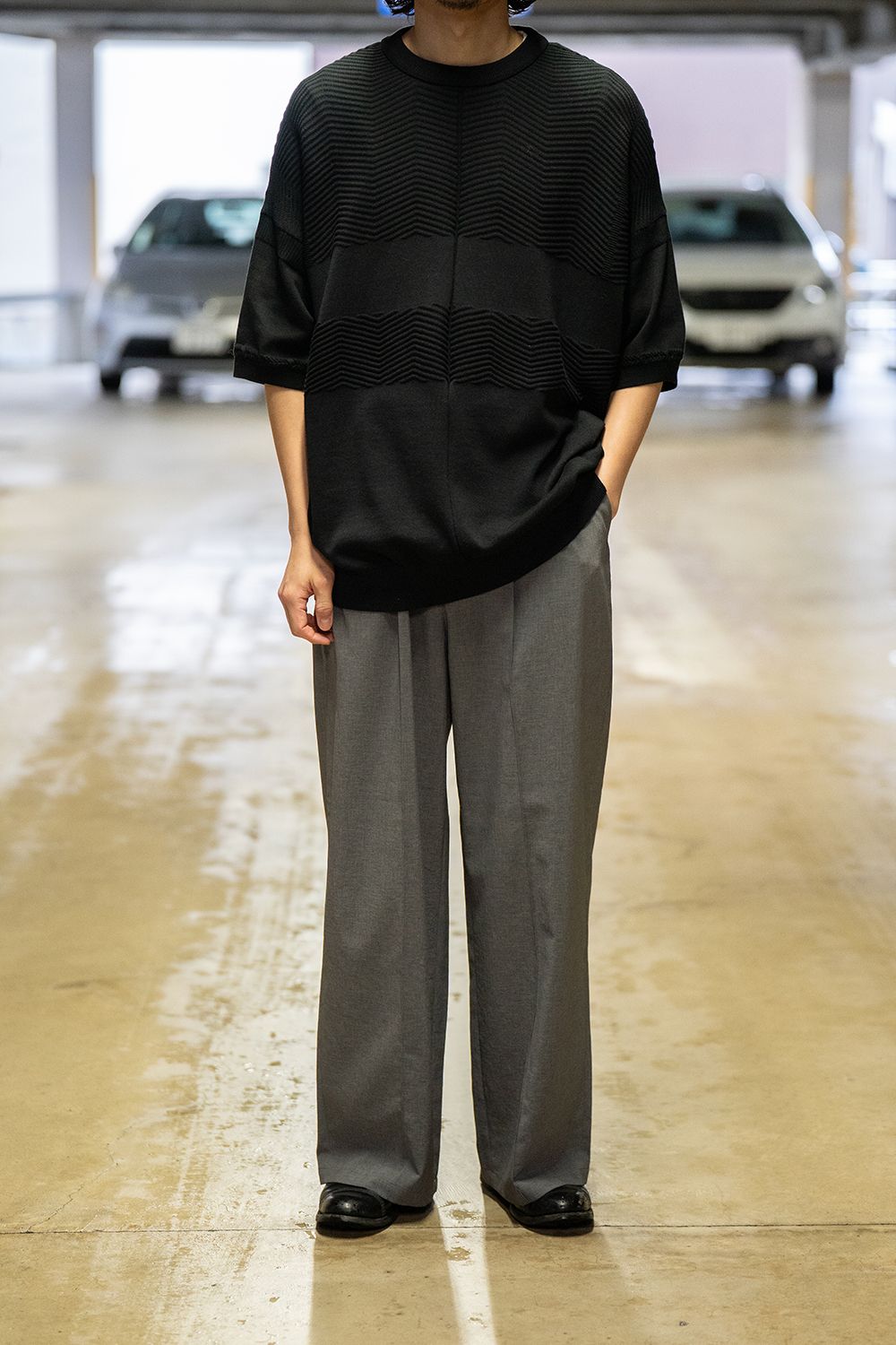 【ラスト1点】【25SS】Sogon Knit(BLACK)