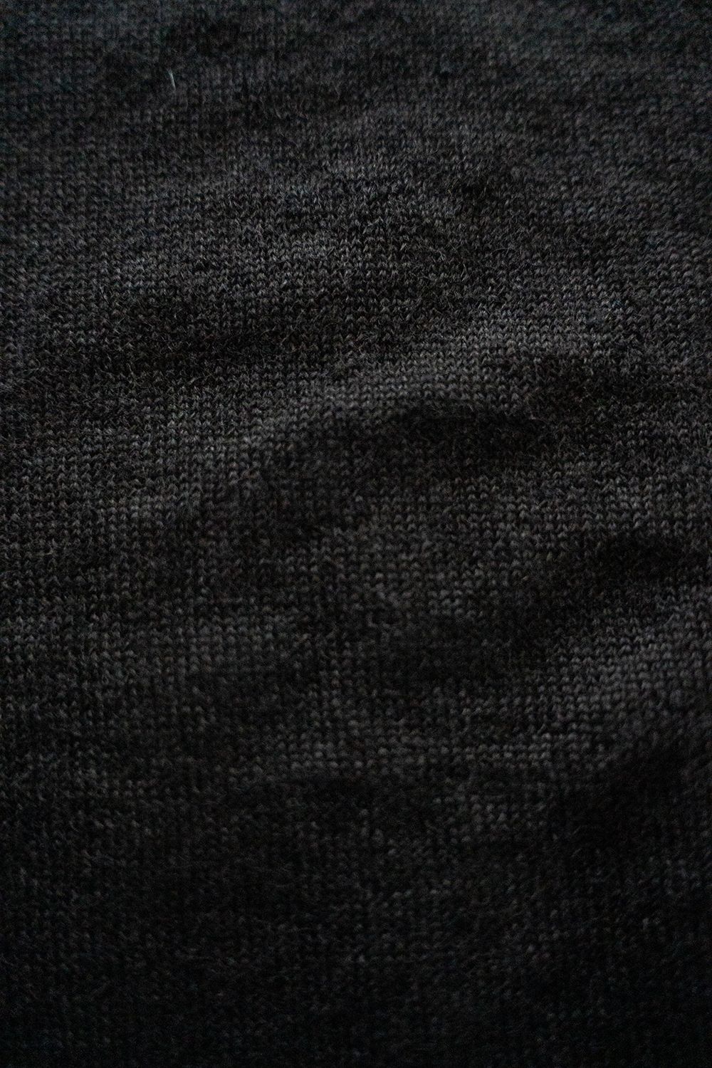 【25AW】エクストラキッドモヘア12Gニット(BLACK)