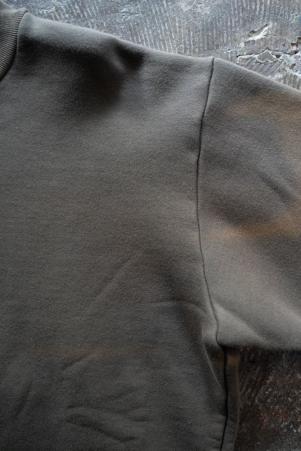 【23AW】Loose Fit Crew Neck Sweat(CHARCOAL KHAKI)
