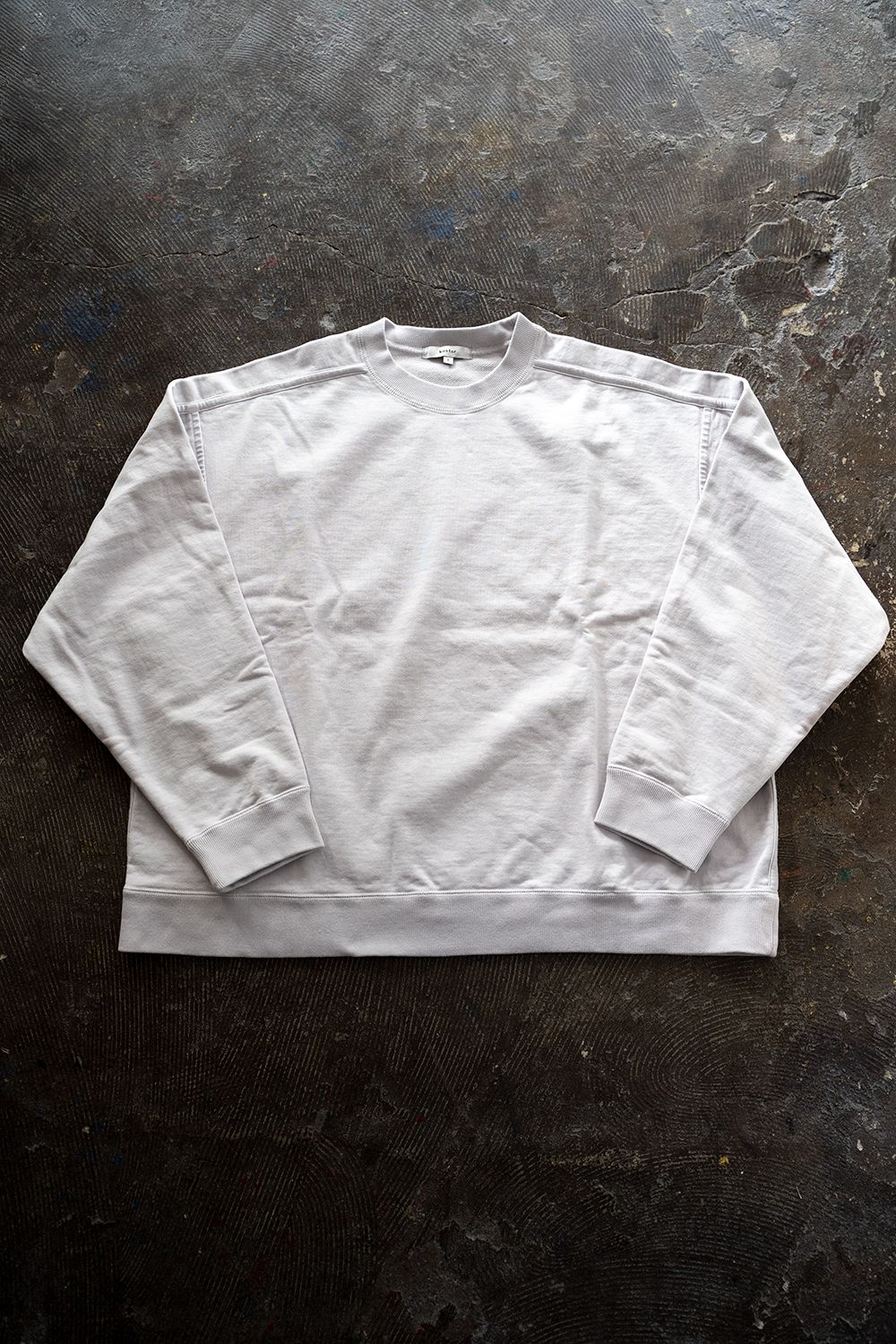 【ラスト1点】【21AW】Seam Binder Sweat Shirt(CHALK)