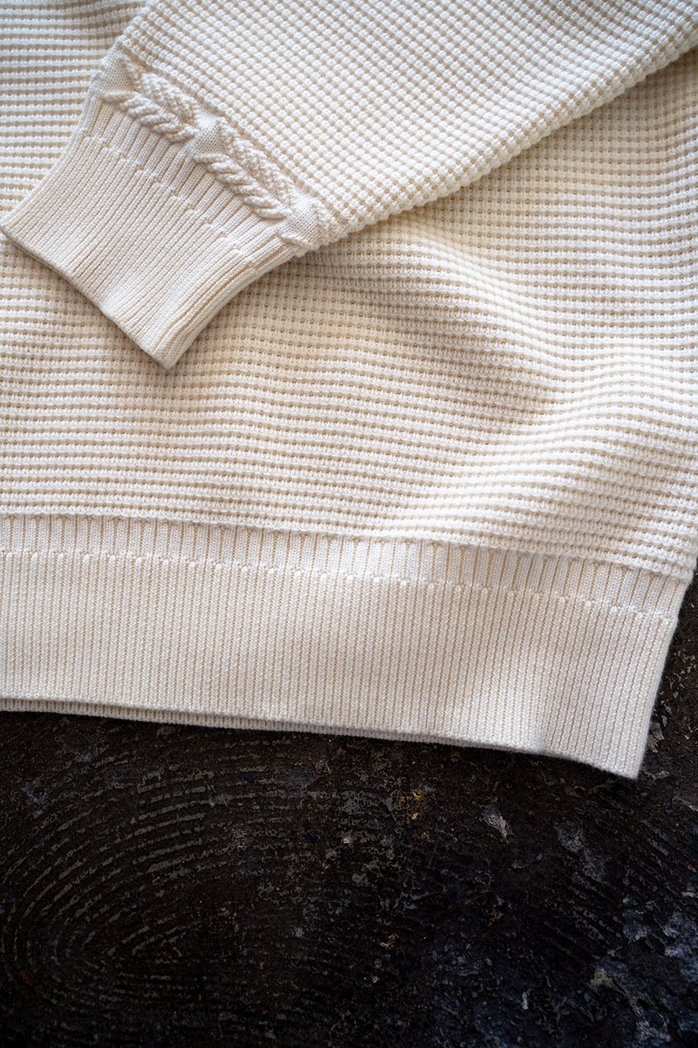 【ラスト1点】【21AW】Tasogare High Neck Hoodie(WHITE)