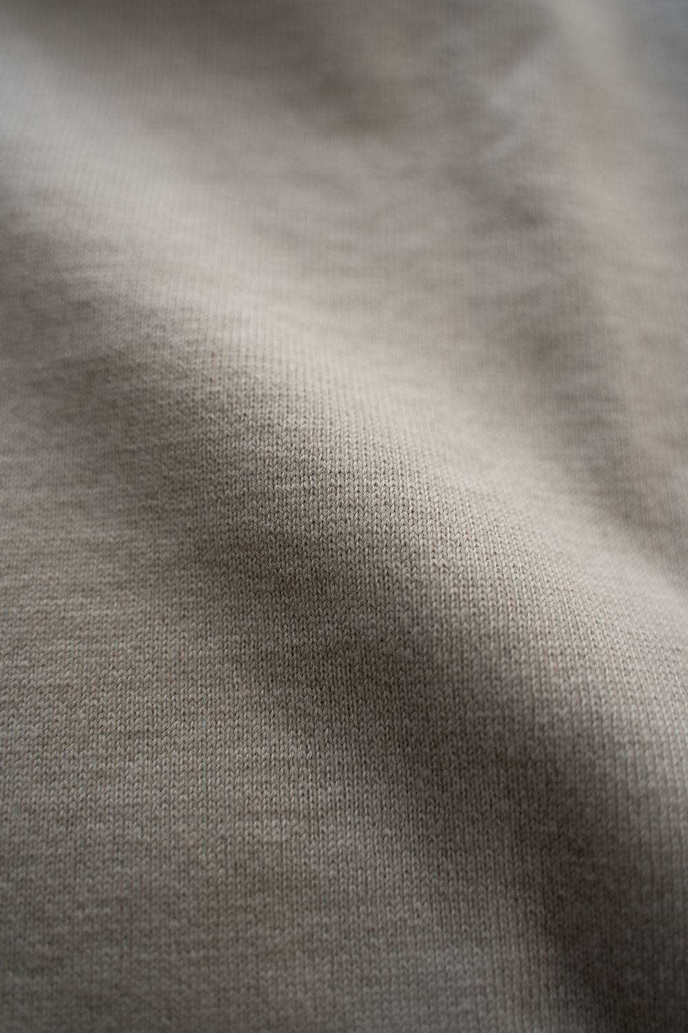 【ラスト1点】スビンコットン30/2吊り天竺半袖T(LIGHT BEIGE)
