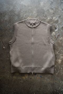 【ラスト1点】【24AW】Mizore Drivers Knit Vest(BEIGE)