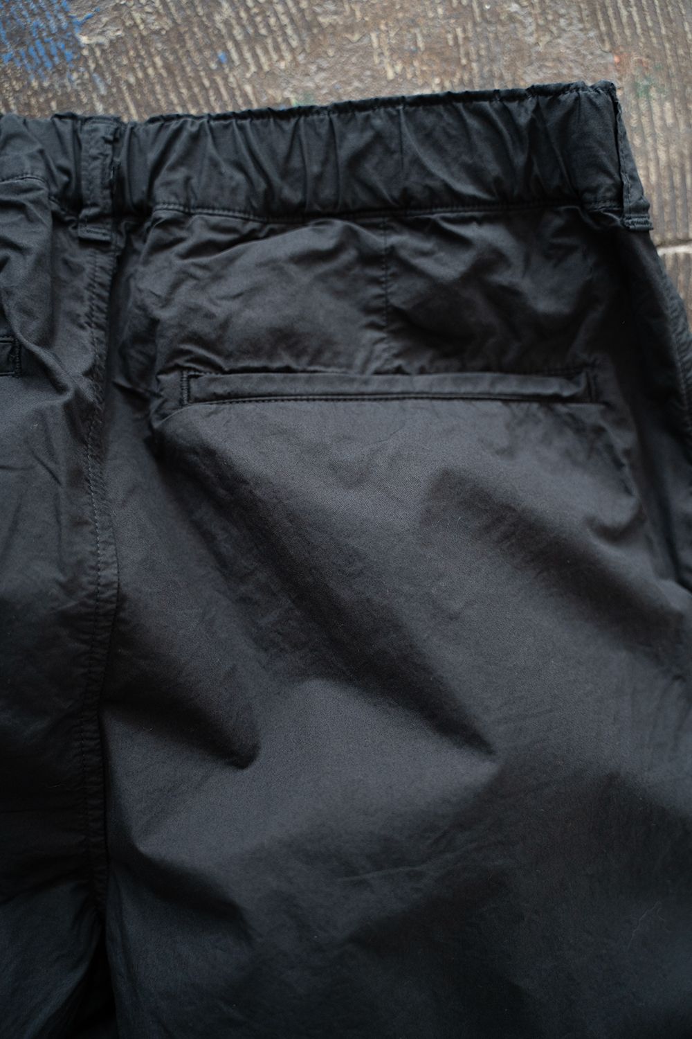 【25SS】ガーメントダイ2タックワイドテーパードパンツ(INK BLACK)