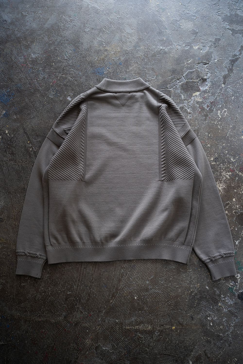 Akisora Mock Neck Knit(GREIGE)