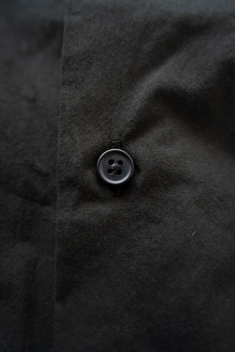 【ラスト1点】【25AW】ガーメントダイオーバーシャツ(INK BLACK)