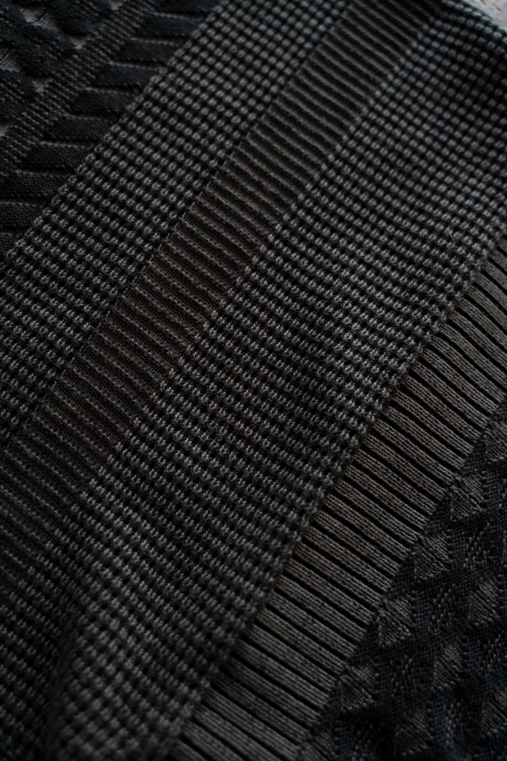 【25AW】Rikka Knit Polo(BLACK)