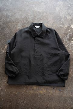 【25AW】撥水ナイロンアノラック(INK BLACK)