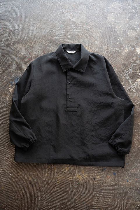 【25AW】撥水ナイロンアノラック(INK BLACK)
