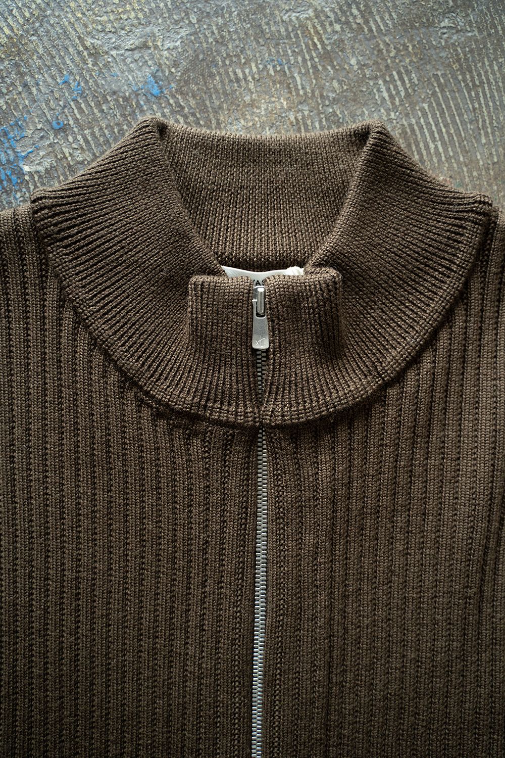 Mizore Drivers Knit Vest(BROWN)
