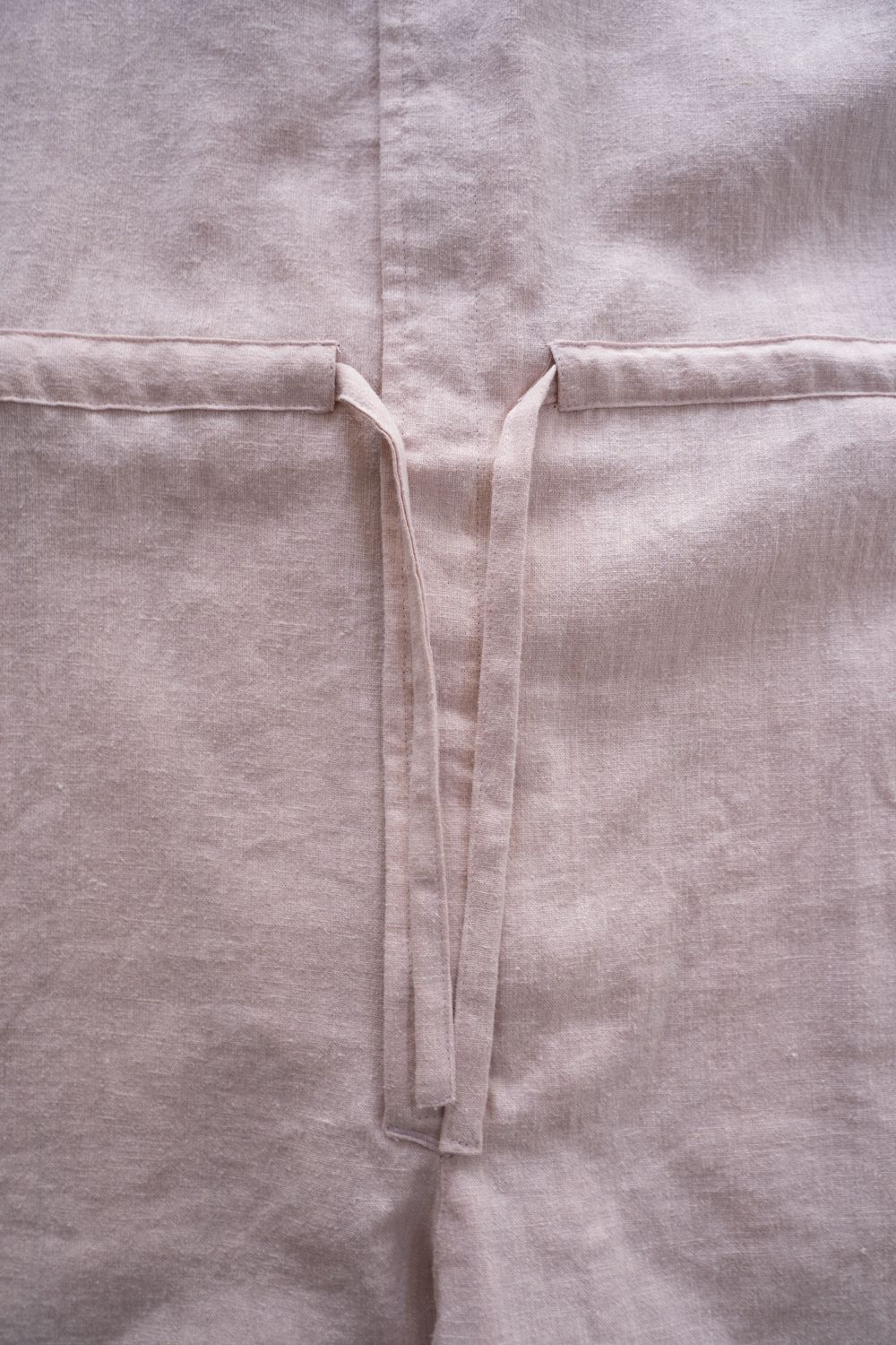 【26SS】"joint(short)"pajama【オールインワン】(washed cotton hemp PINK)