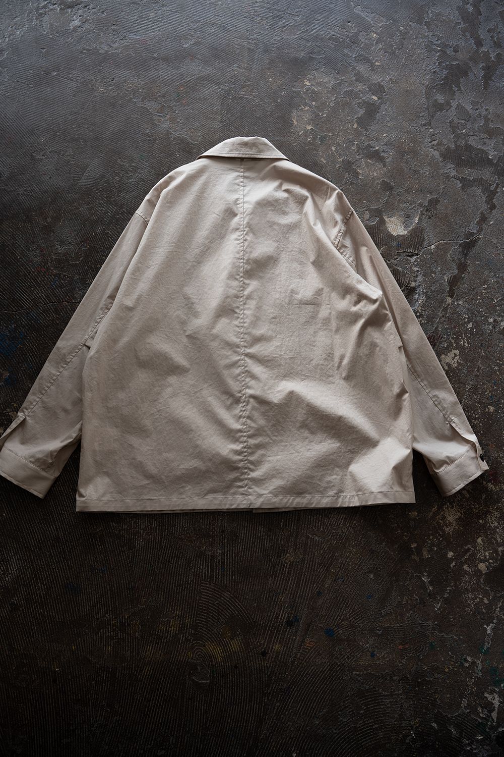 【26SS】コットンツイルシャツジャケット(PINK BEIGE)